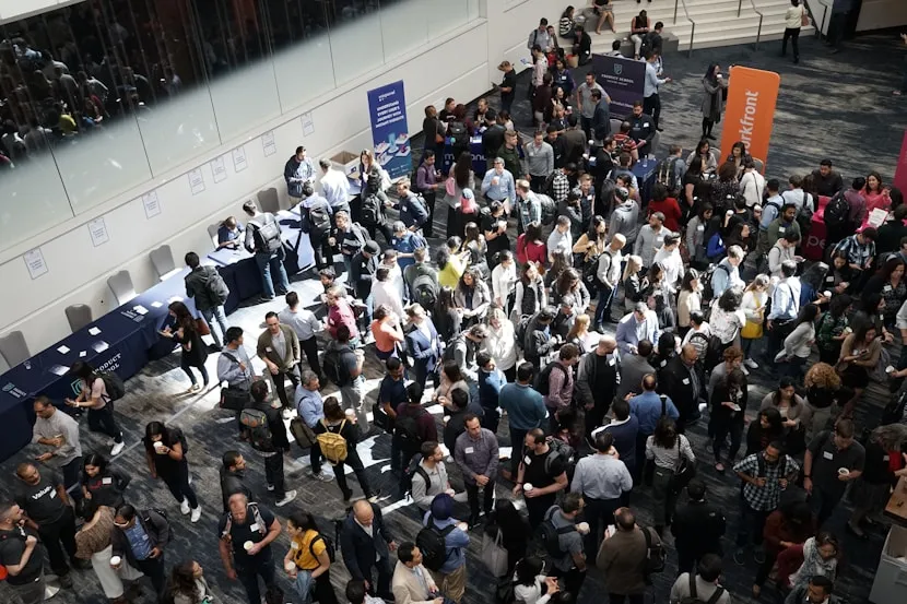 Visitor crowd at Indonesia Pavilion exhibition hall